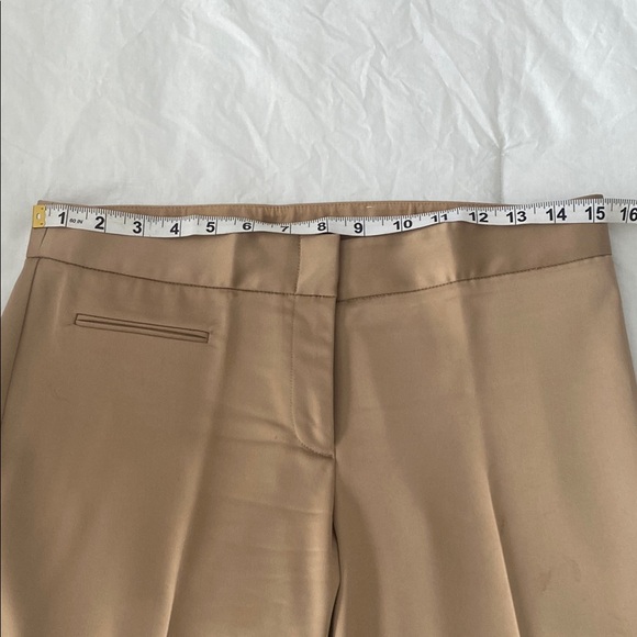 BCBG MaxAzria Tan Wide-Leg Trousers - Picture 8 of 8